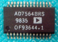 Versatile Serial Interface DAC Chip AD7564BRSZ IC DAC 12 BIT A- OUT 28SSOP Low Power